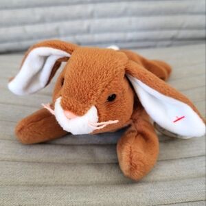 Ears Beanie Baby Bunny 1995 Ty Retired Easter Basket Gift Spring Plush Rabbit